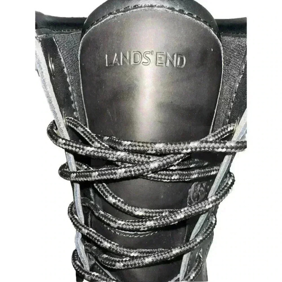 Lands' End Women's Size 9.5 B Duck Rain Boot Black - Picture 7 of 7